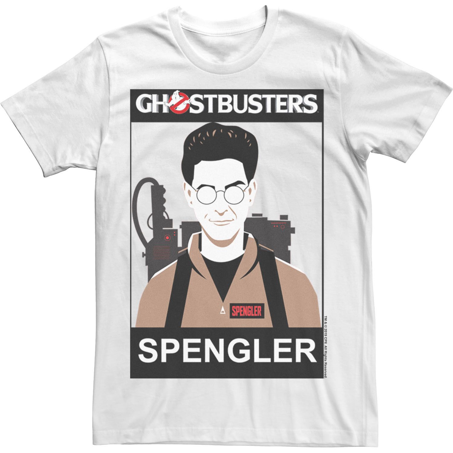 Мужская футболка с портретом «Охотники за привидениями» Spengler Licensed Character