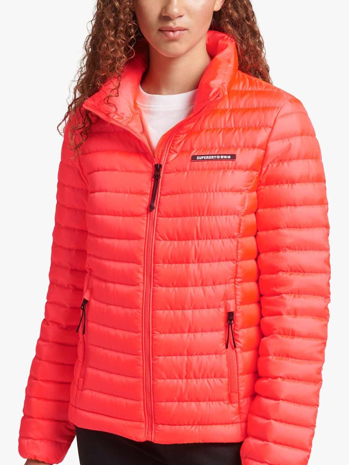

Пуховик Superdry Tech Core, цвет Hyper Fire Coral