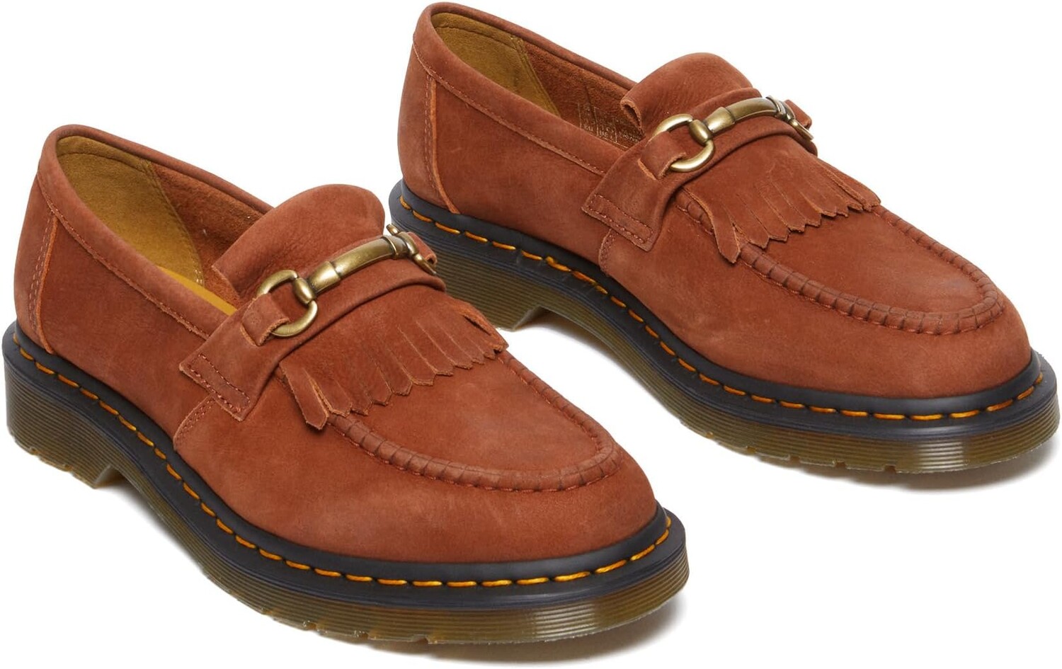 

Лоферы Dr. Martens Adrian Snaffle, цвет Rust Orange