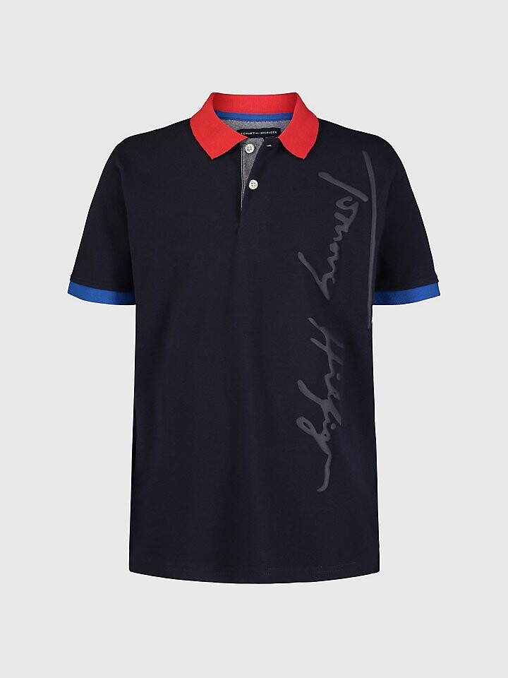

Фирменная футболка-поло для больших детей Tommy Hilfiger
