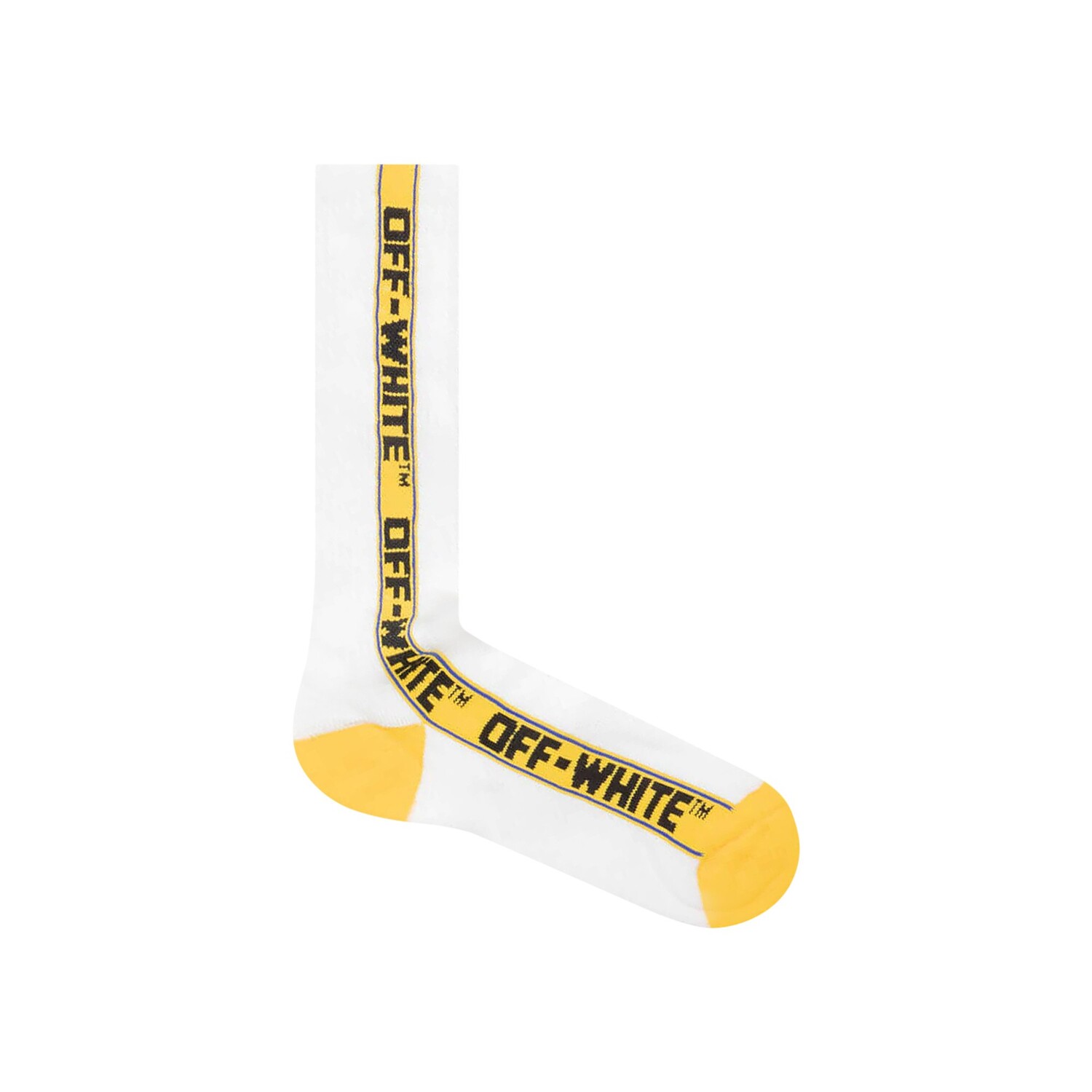 

Носки Off-White Industrial с поясом, цвет Белый/Желтый