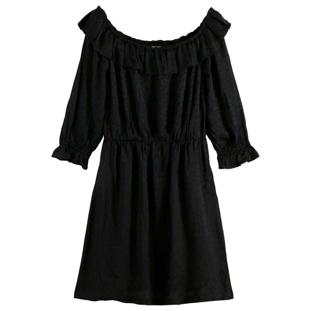 

Платье Scotch & Soda Frill Off Shoulder, черный
