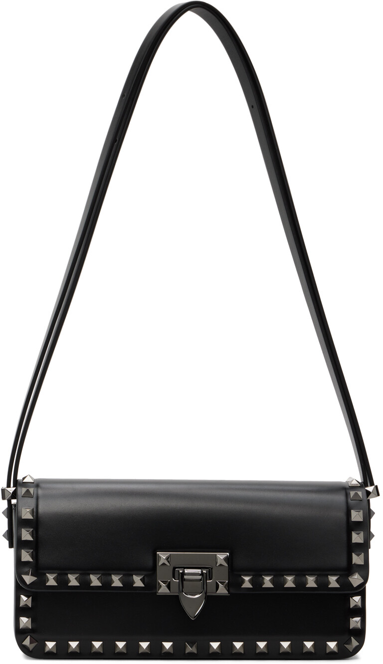 

Черная маленькая сумка Rockstud23 Valentino Garavani