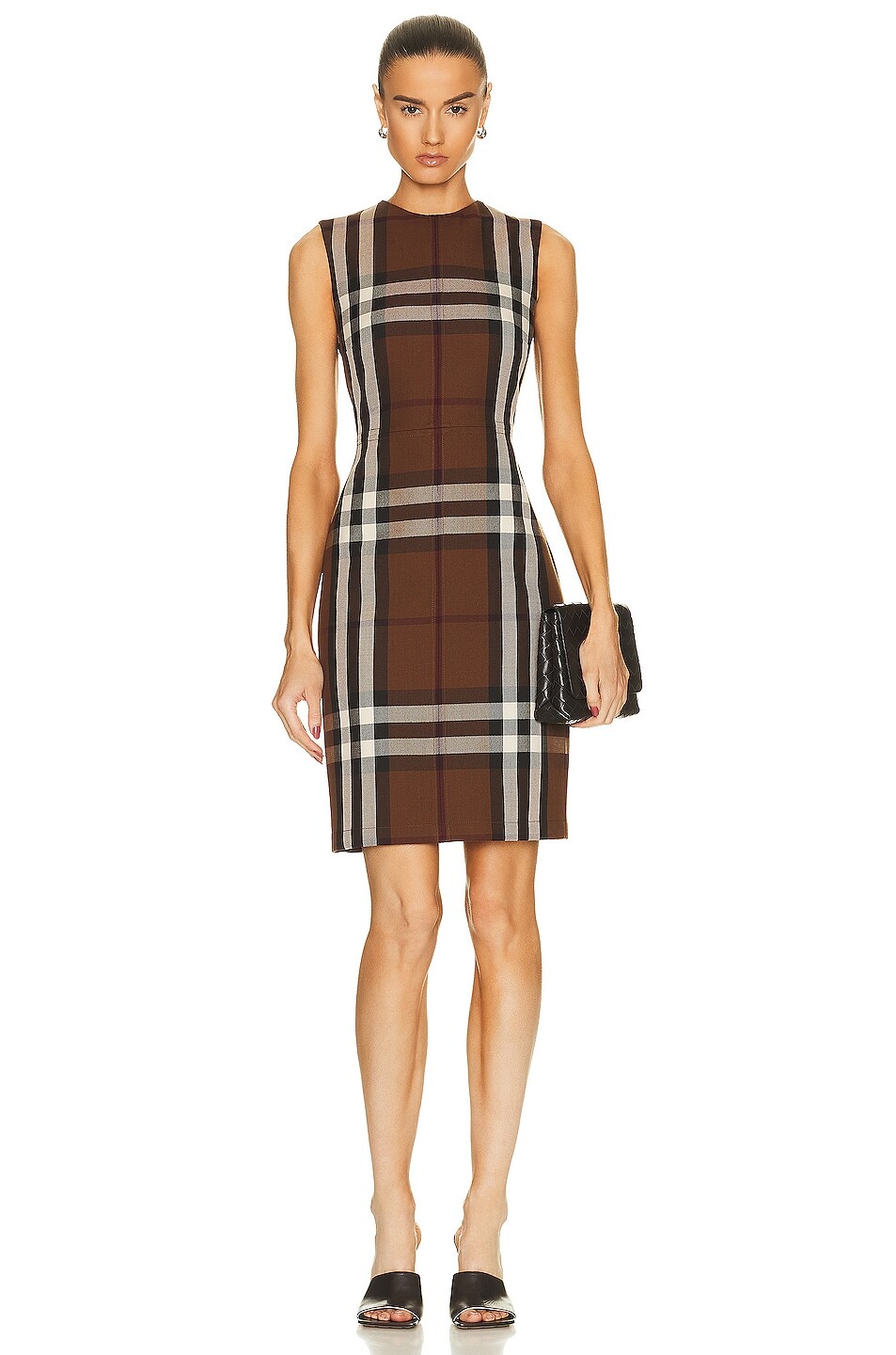 

Платье Burberry Macy Short Sleeve, цвет Dark Birch Brown