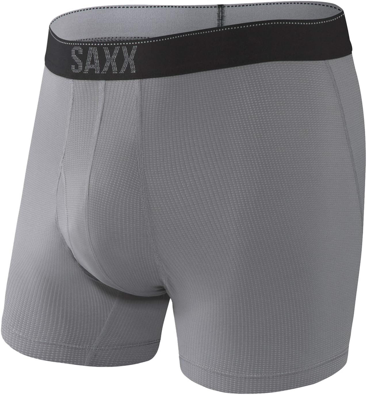 Трусы-боксеры из сетки Quest Quick Dry SAXX UNDERWEAR, цвет Dark Charcoal II