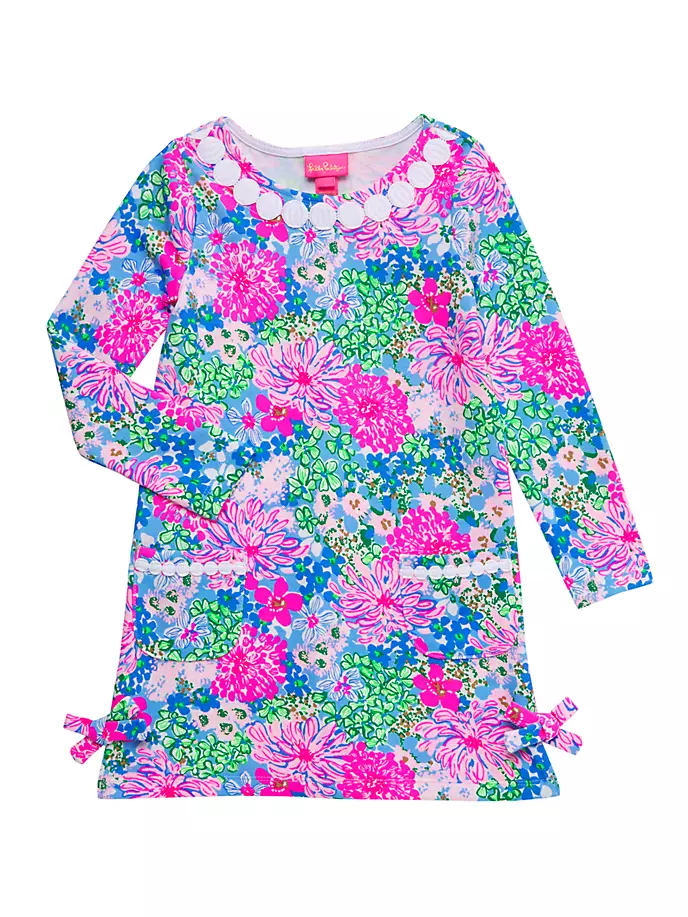 

Платье Little Lilly с длинными рукавами для маленьких девочек и девочек Lilly Pulitzer Kids, цвет multi lil soiree all day