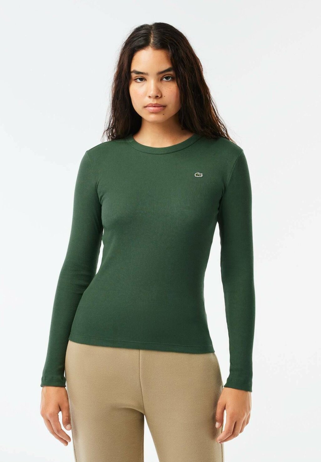 

Рубашка с длинным рукавом Lacoste, зеленый