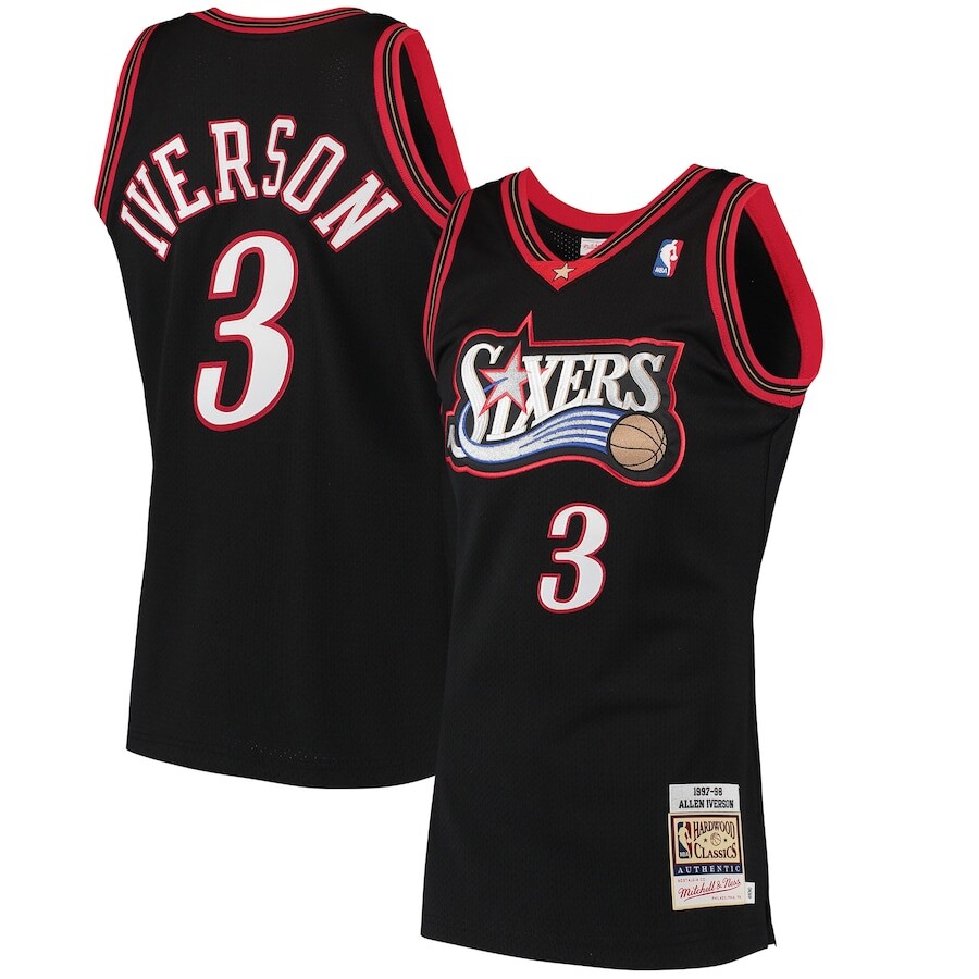 

Джерси Mitchell & Ness Philadelphia 76Ers, черный