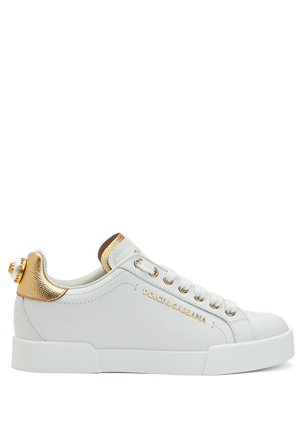 

Женские кожаные кроссовки Portofino Dolce&Gabbana, белый
