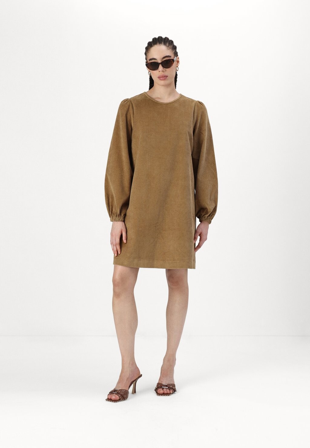 

Дневное платье SLFJENNY DRESS Selected, коричневый