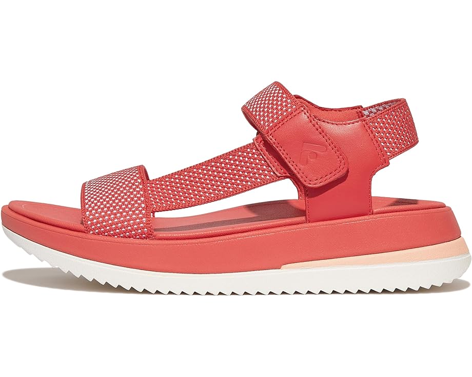 Сандалии FitFlop Surff Two-Tone Webbing Leather Back-Strap, цвет Rosy Coral