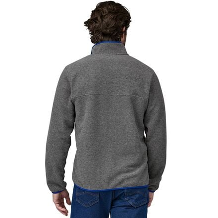 Легкий флисовый пуловер Synchilla Snap-T мужской Patagonia, цвет Nickel/Passage Blue