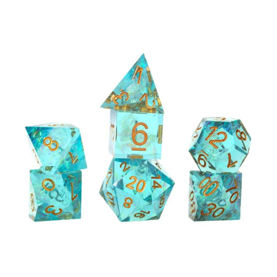 

Поли-набор - Sharp Aqua Fairy (7), RPG Dice Sets