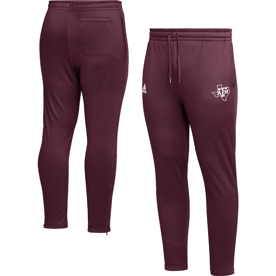 

Брюки adidas Texas A And M Aggies, бордовый