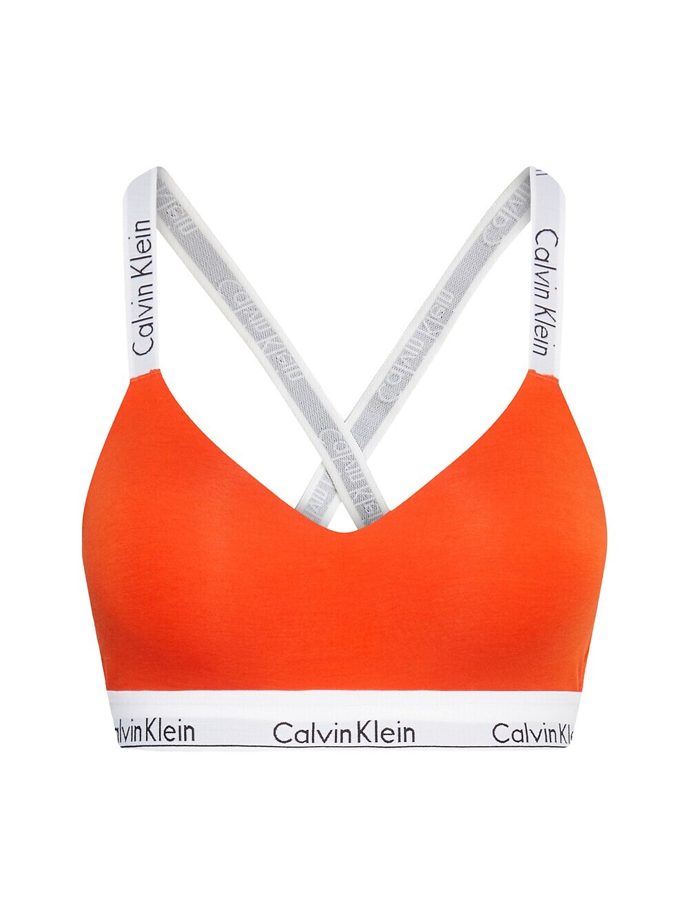 

Бюстгальтер без косточек Calvin Klein, апельсин