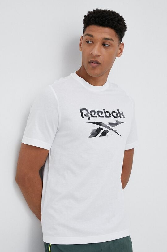 

Футболка из хлопка Reebok, белый