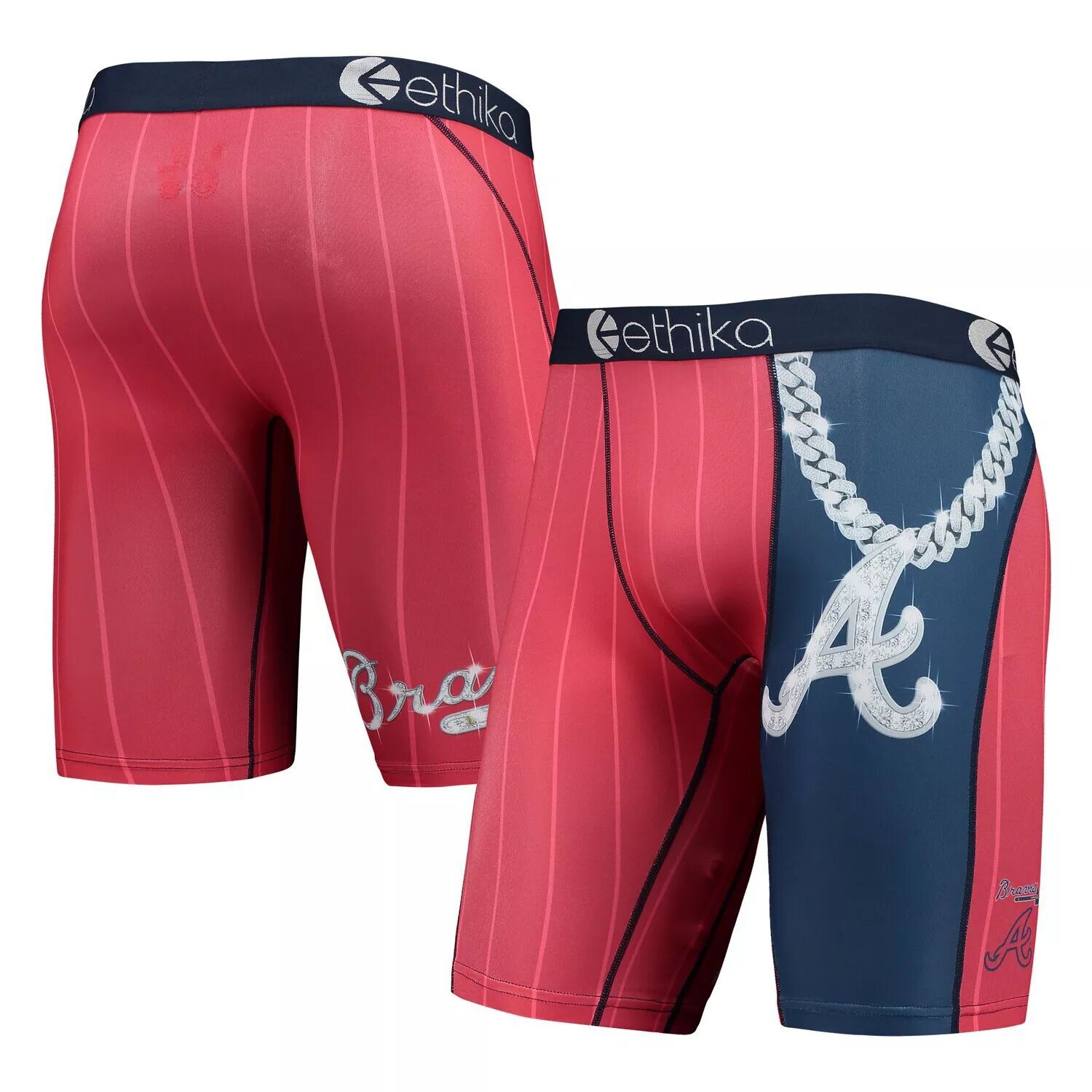 

Мужские боксеры Ethika Red Atlanta Braves Slugger