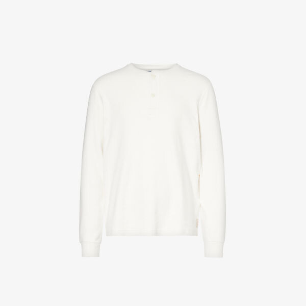 

Толстовка Henley из хлопкового джерси вафельного цвета Polo Ralph Lauren, бежевый