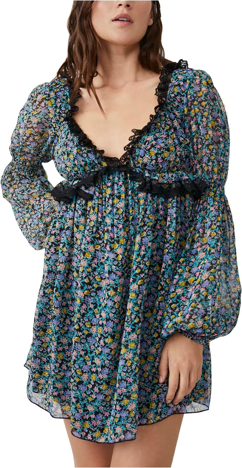 

Мини-платье Пенни Free People, черный