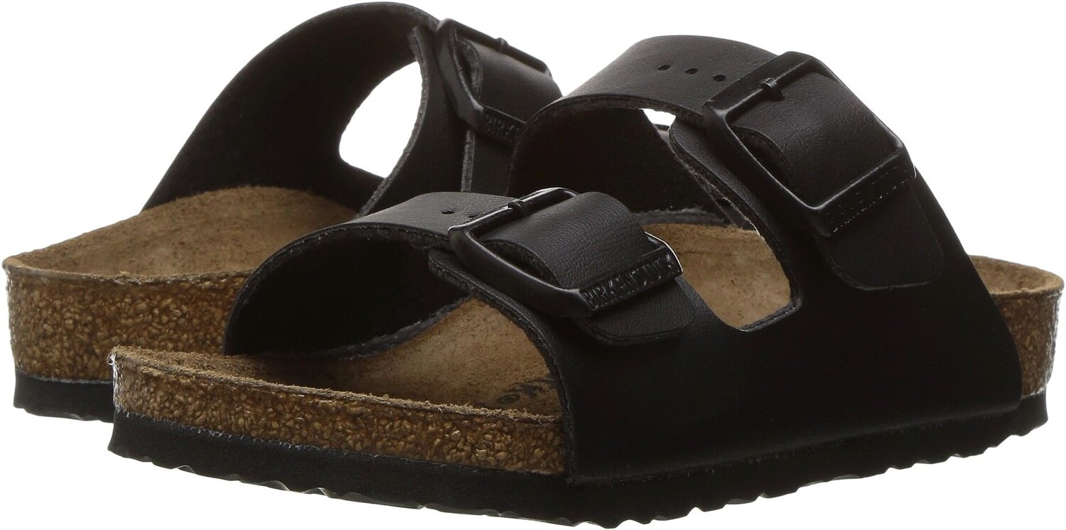 

Сандалии на плоской подошве Arizona Birkenstock, цвет Black Birko-Flor