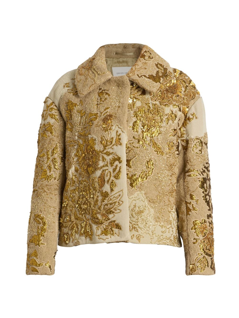 

Пиджак Vondi из парчи Dries Van Noten, золотой, Желтый