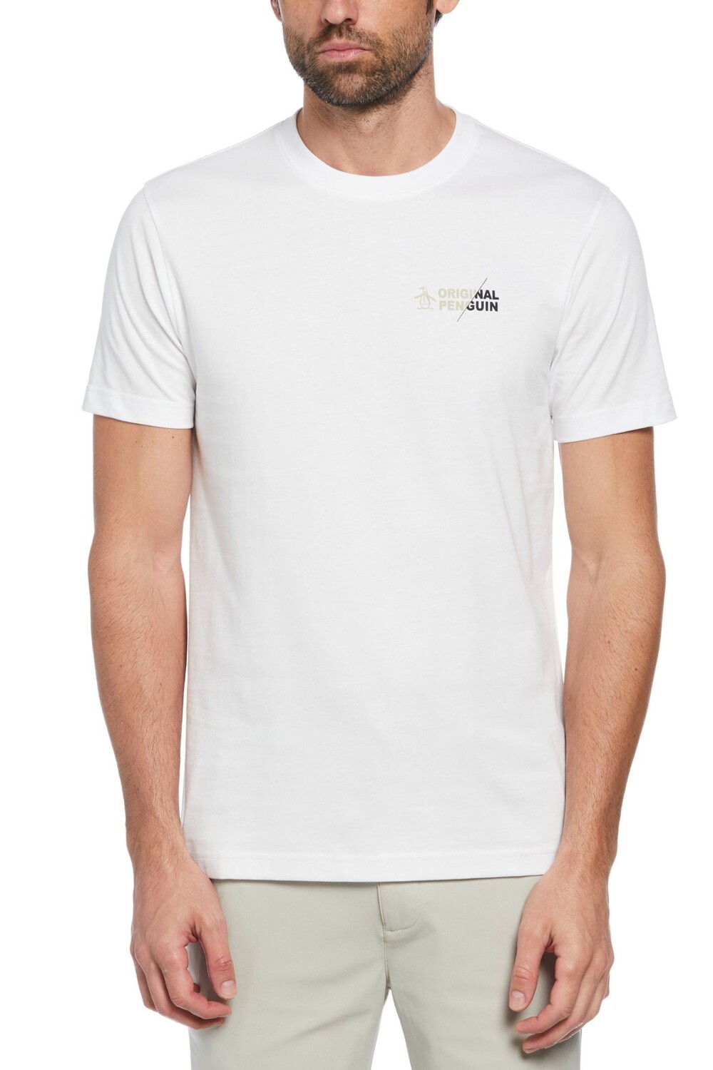 

Футболка с короткими рукавами и логотипом Spliced Pete Original Penguin, белый