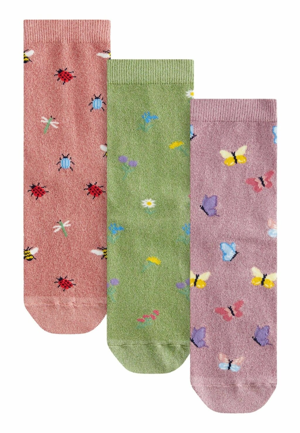 

Носки AUTUMN ANIMAL 3 PACK Next, розовый