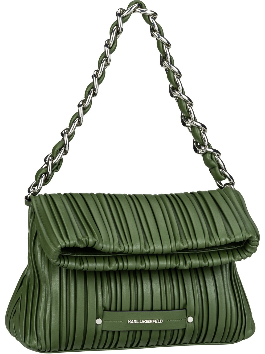 

Сумка через плечо Karl Lagerfeld K/Kushion Chain SM Fold Tote, оливковый