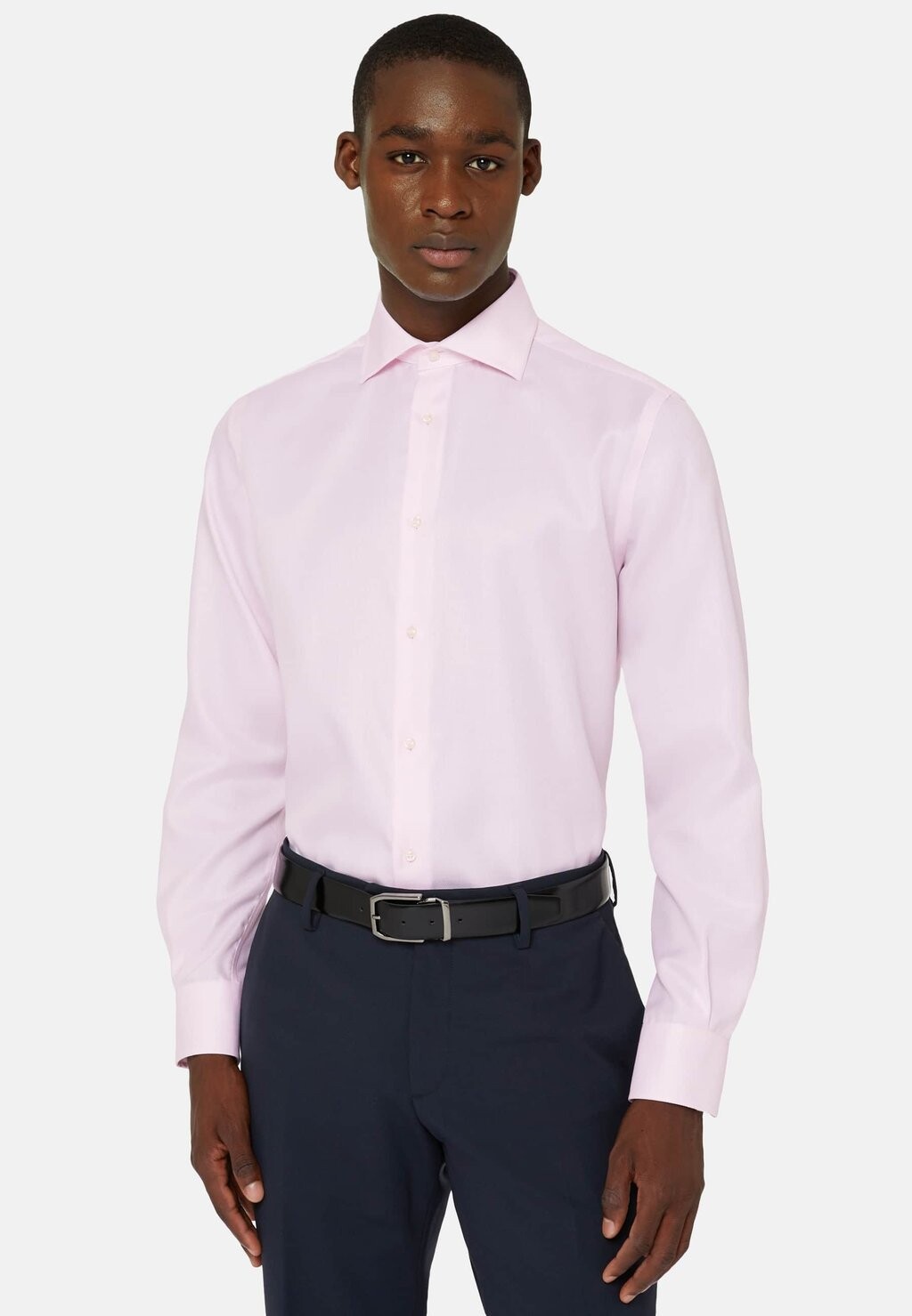 

Классическая рубашка Regular Fit Boggi Milano, розовый