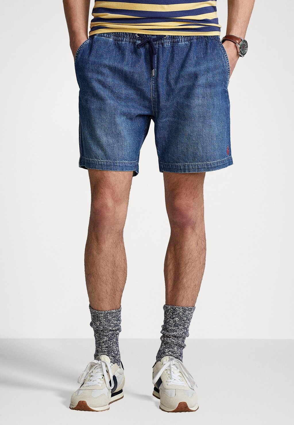 

Джинсовые шорты POLO PREPSTER OXFORD SHORT Polo Ralph Lauren, blane