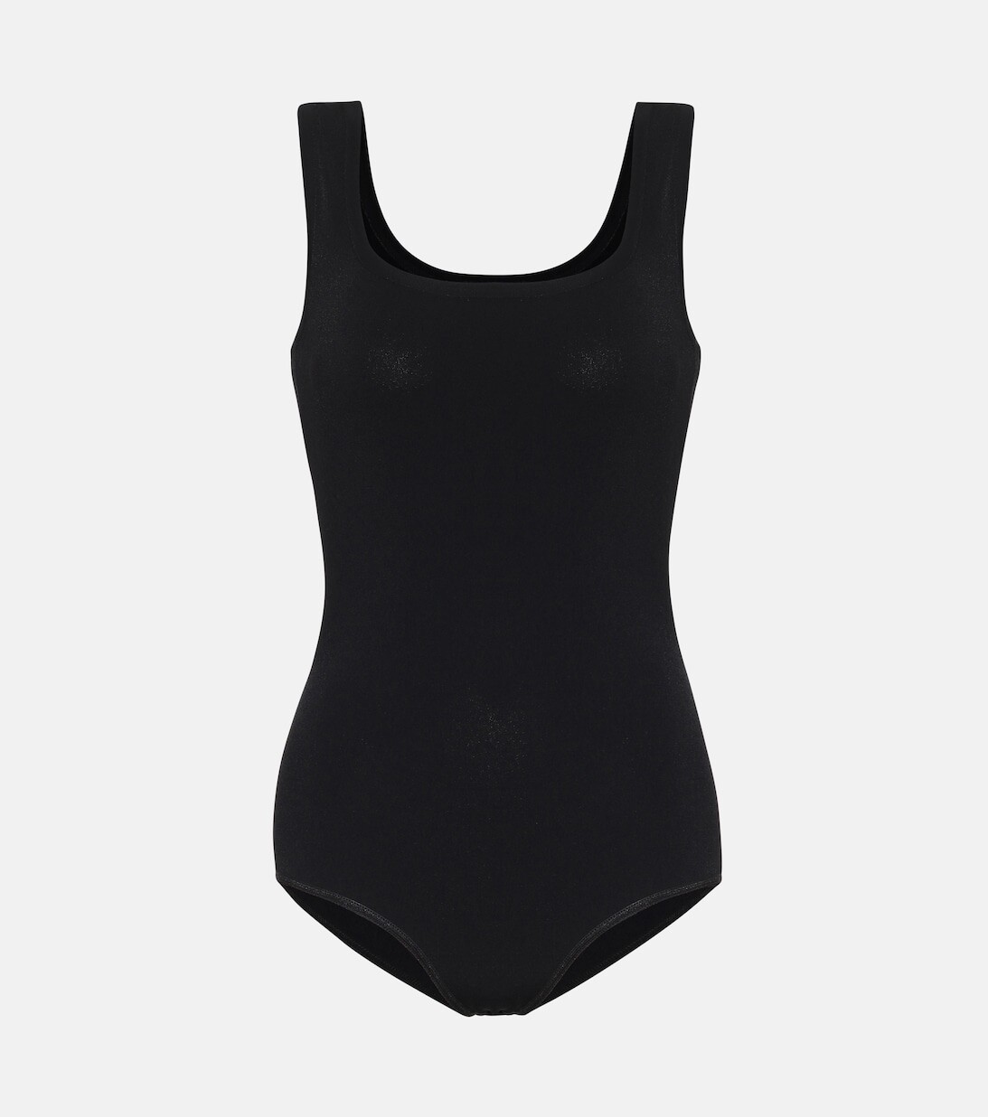 

Боди из эластичного трикотажа ALAÏA, черный