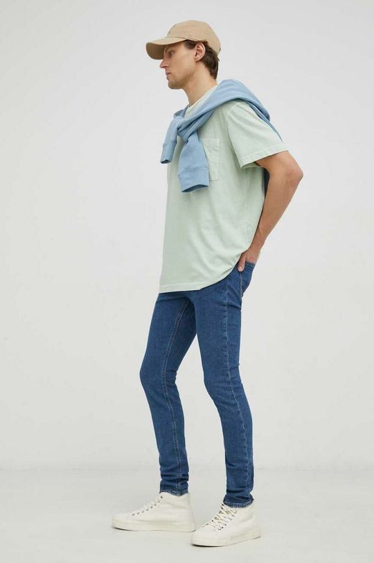 Джинсы Мэлоун Lee, темно-синий джинсы скинни blend прилегающий силуэт средняя посадка размер 52 182 голубой