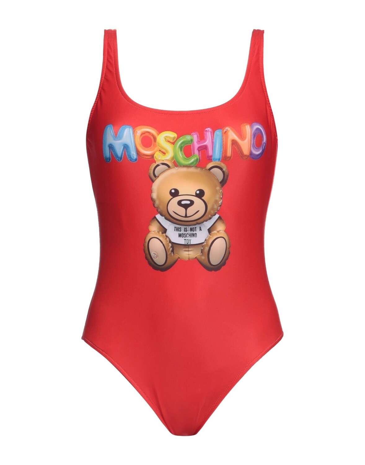 

Цельный купальник Moschino, красный