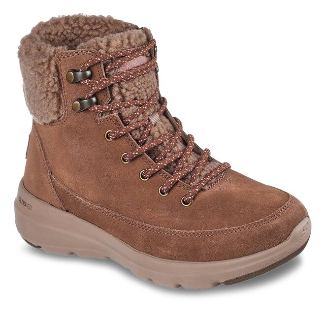 Ботинки Skechers GlacialUltra Woodlands, коричневый цена и фото