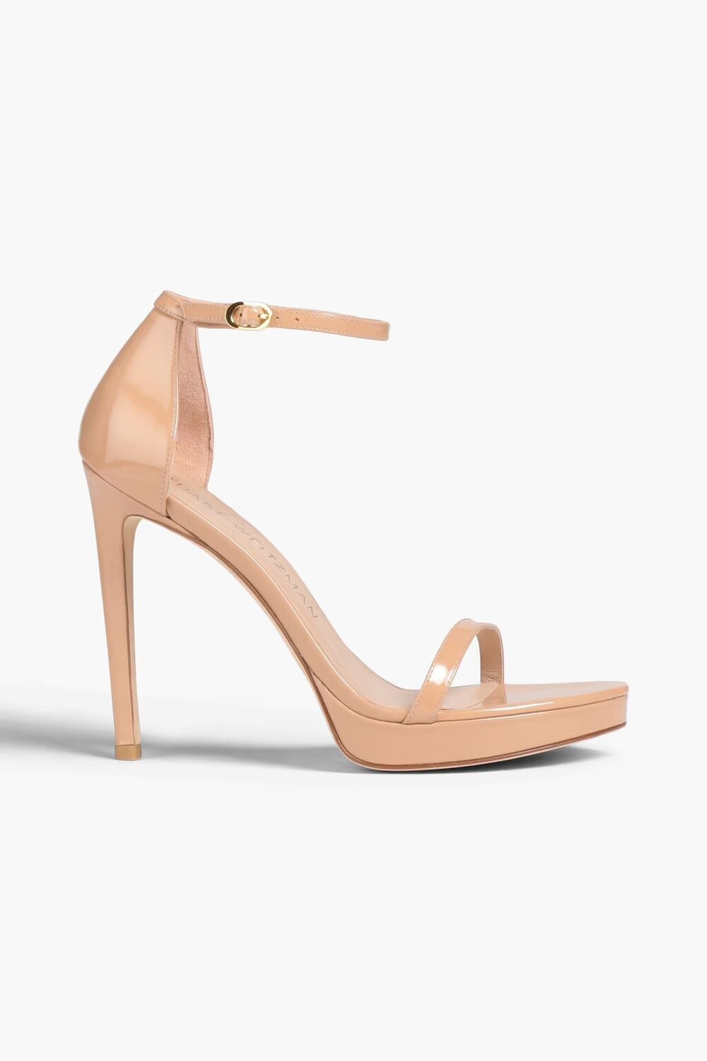 

Лакированные босоножки Disco Stuart Weitzman, цвет Blush