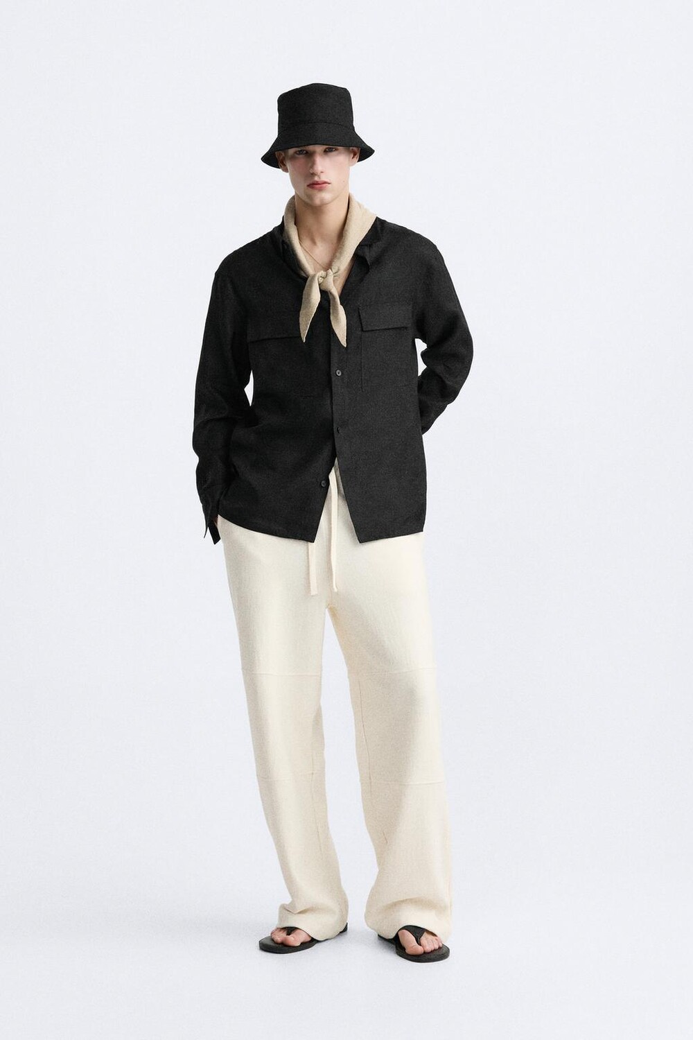 

Брюки для безопасности с тектурой ZARA, белый