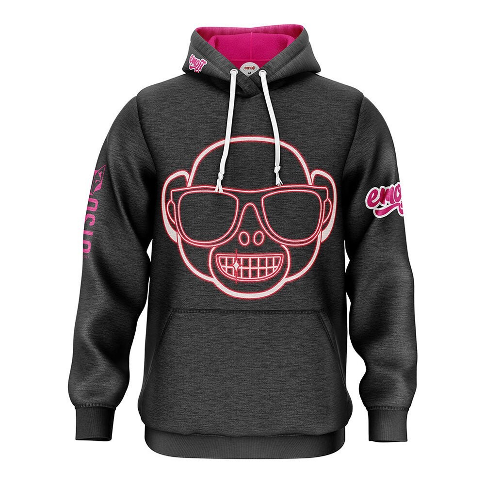 

Худи Otso Emoji Monkey Neon, розовый