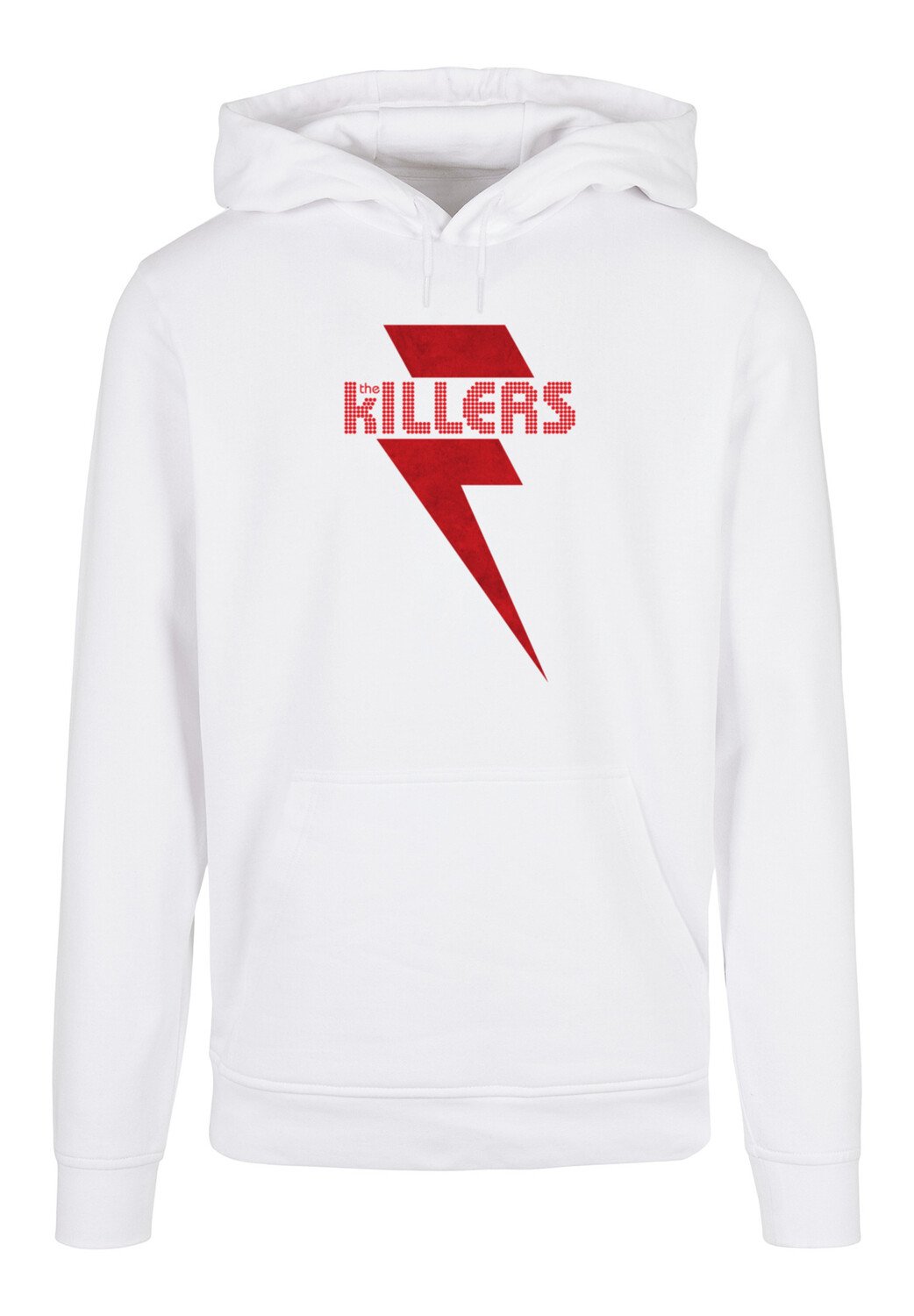 

Пуловер F4NT4STIC Basic Hoodie The Killers Rock Band Red Bolt, белый