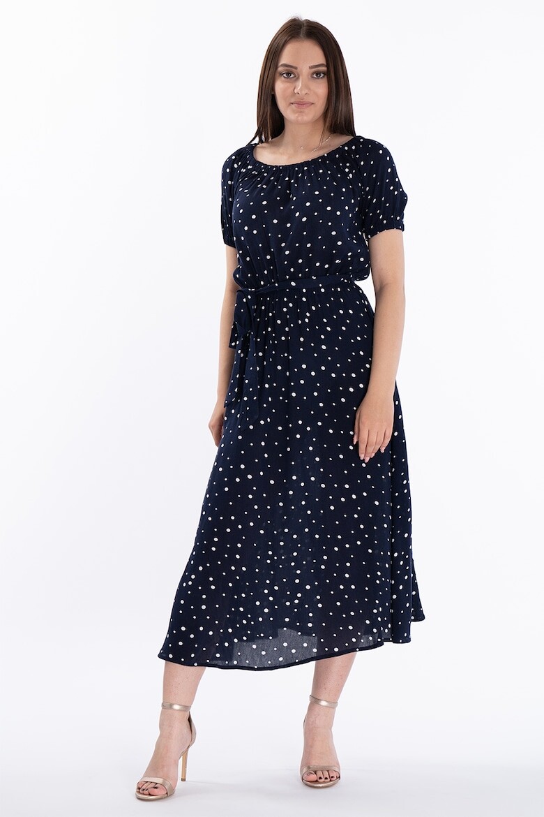 

Платье свободного кроя в горошек Lee Cooper, белый