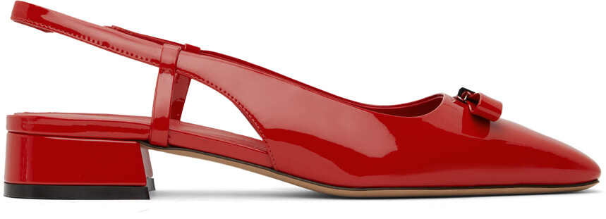 

Красные туфли на каблуках Marlina Ferragamo