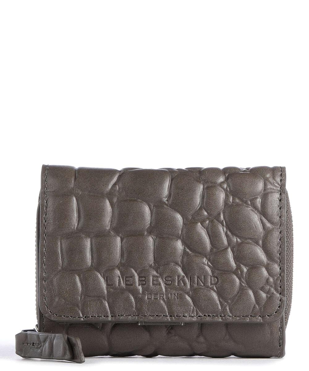 

Кошелек Croco Pablita RFID кожаный с тиснением Liebeskind, зеленый