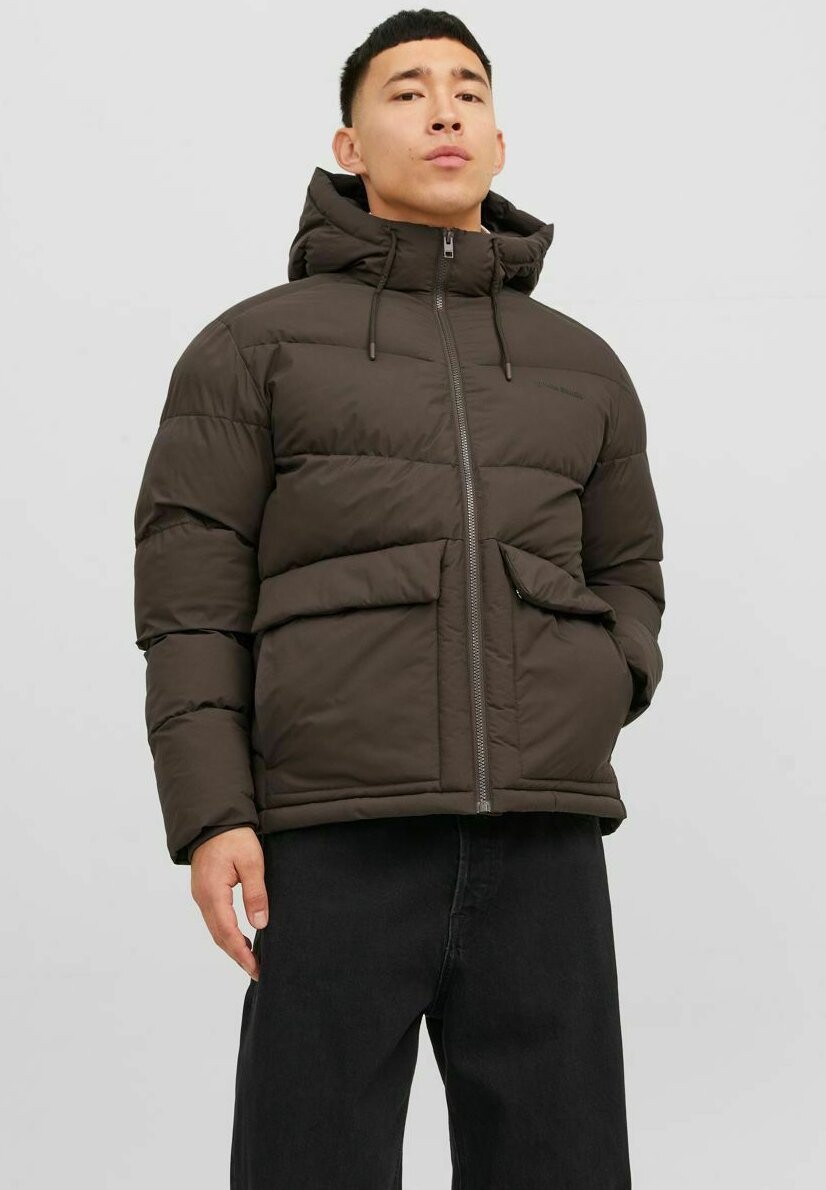 

Куртка зимняя JORVESTERBRO PUFFER SN Jack & Jones, шоколадно-коричневый