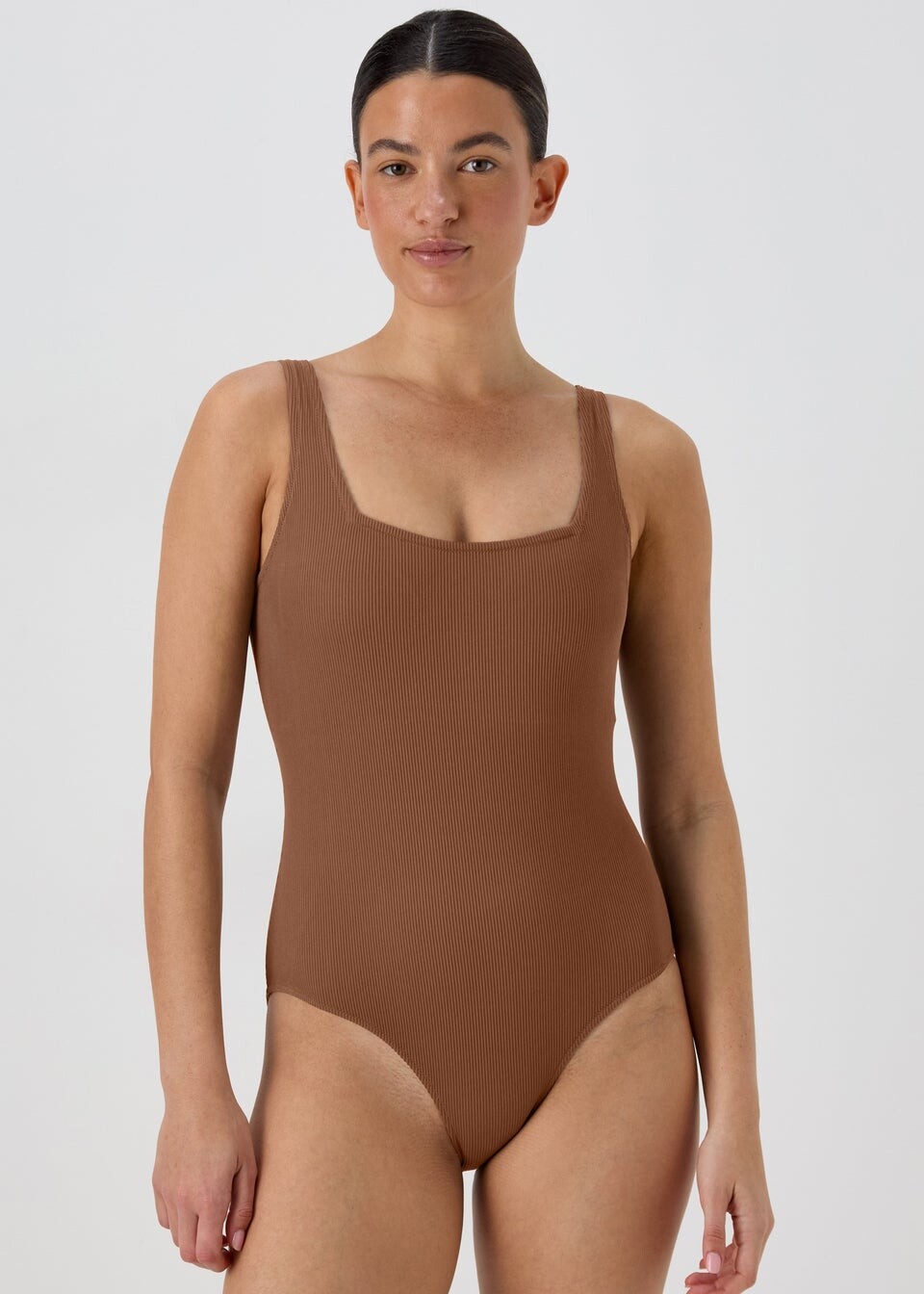 

Купальник мокко в рубчик Papaya Swim