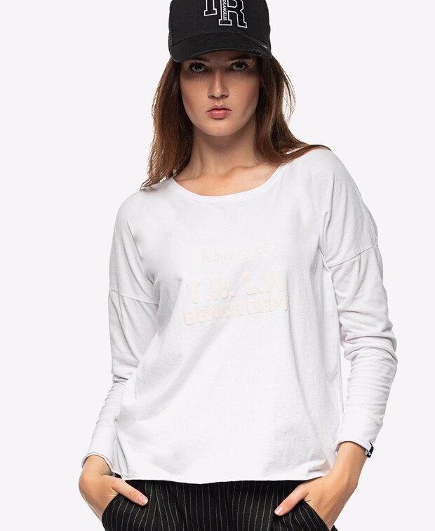 

Рубашка с длинным рукавом True Religion, белый