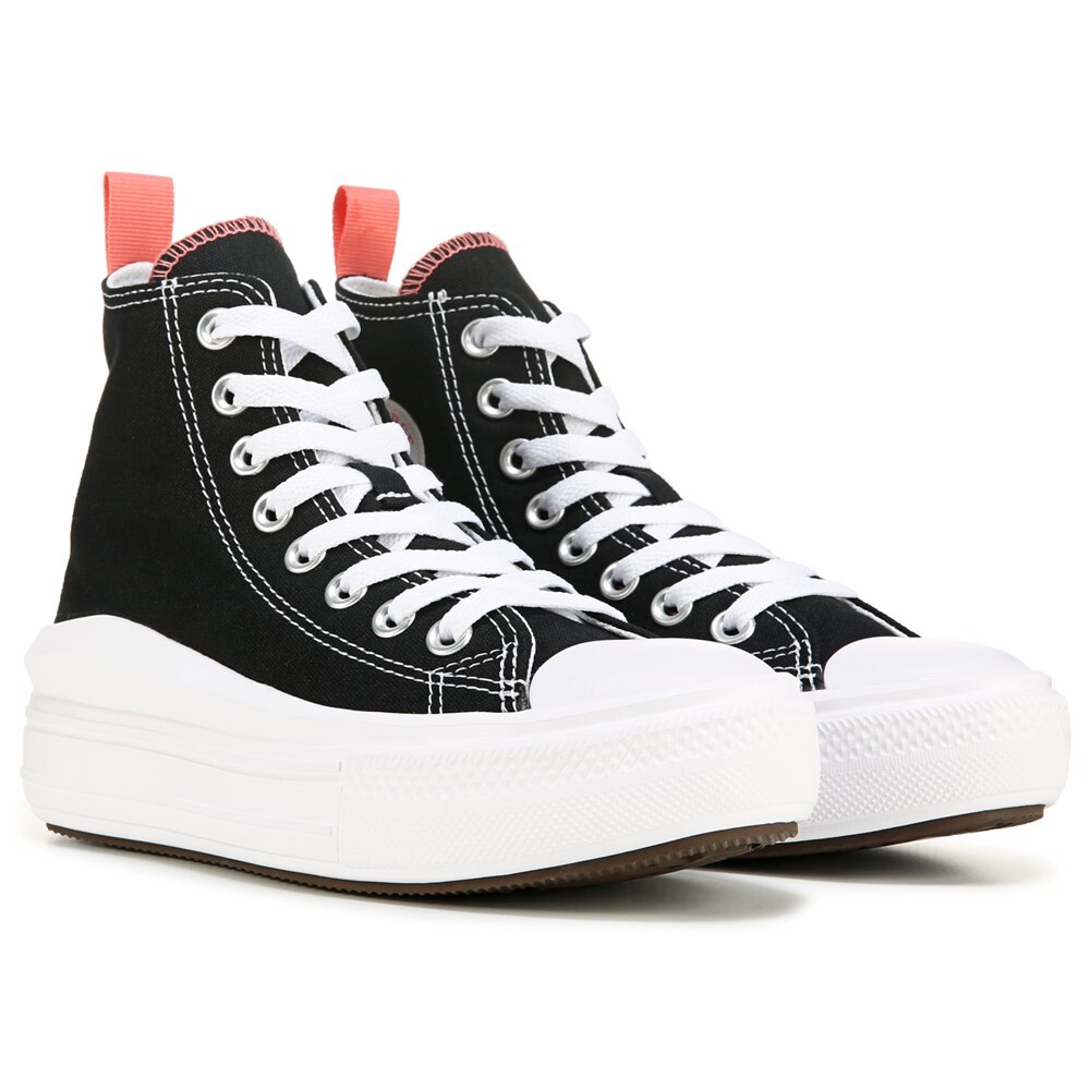 

Детские высокие кеды Chuck Taylor All Star Move Big Kid Converse, черный