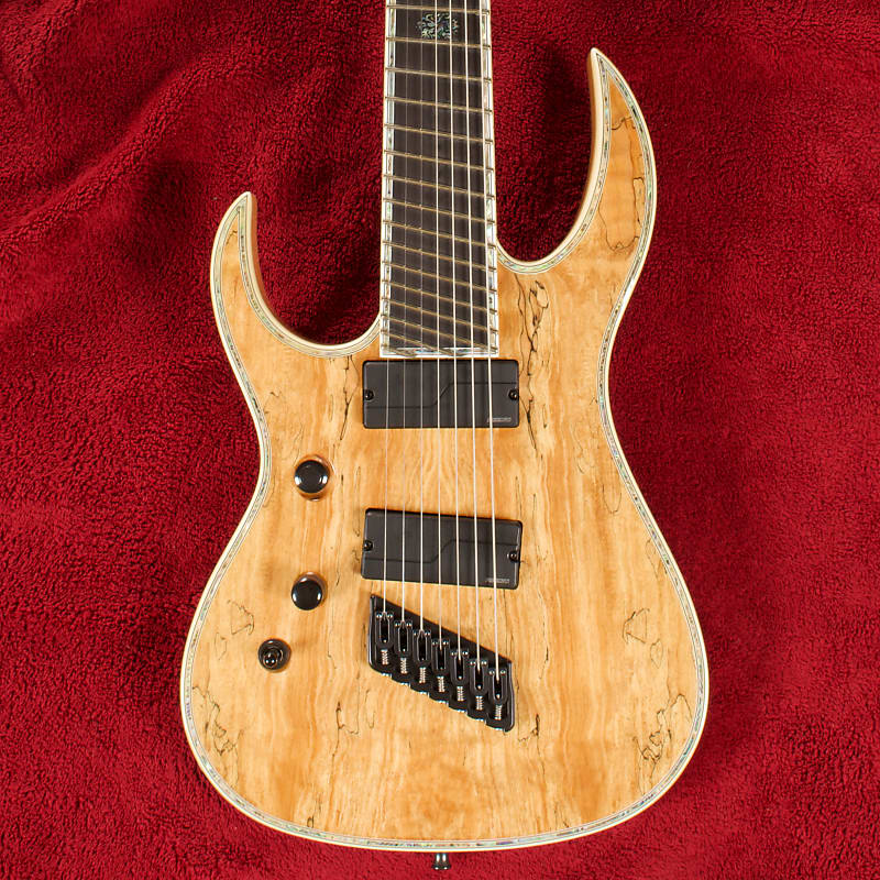 Электрогитара B.C. Rich Shredzilla 7 Prophecy Exotic Archtop Fanned Frets Left Handed Spalted Maple