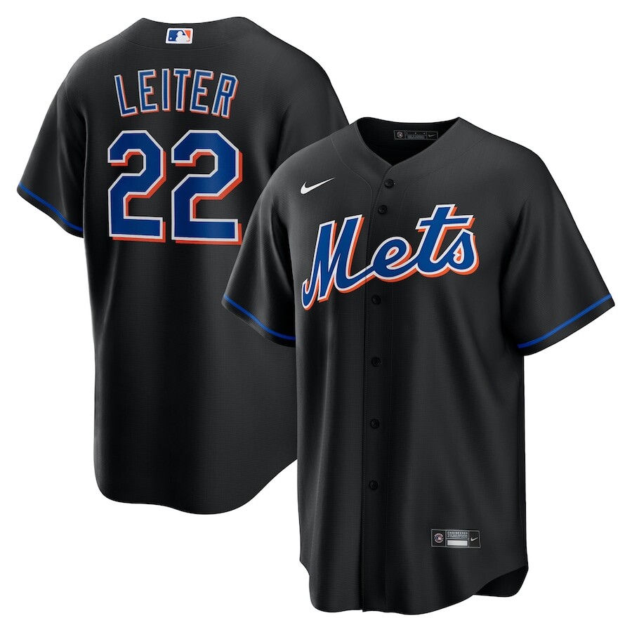 

Джерси Nike New York Mets, черный