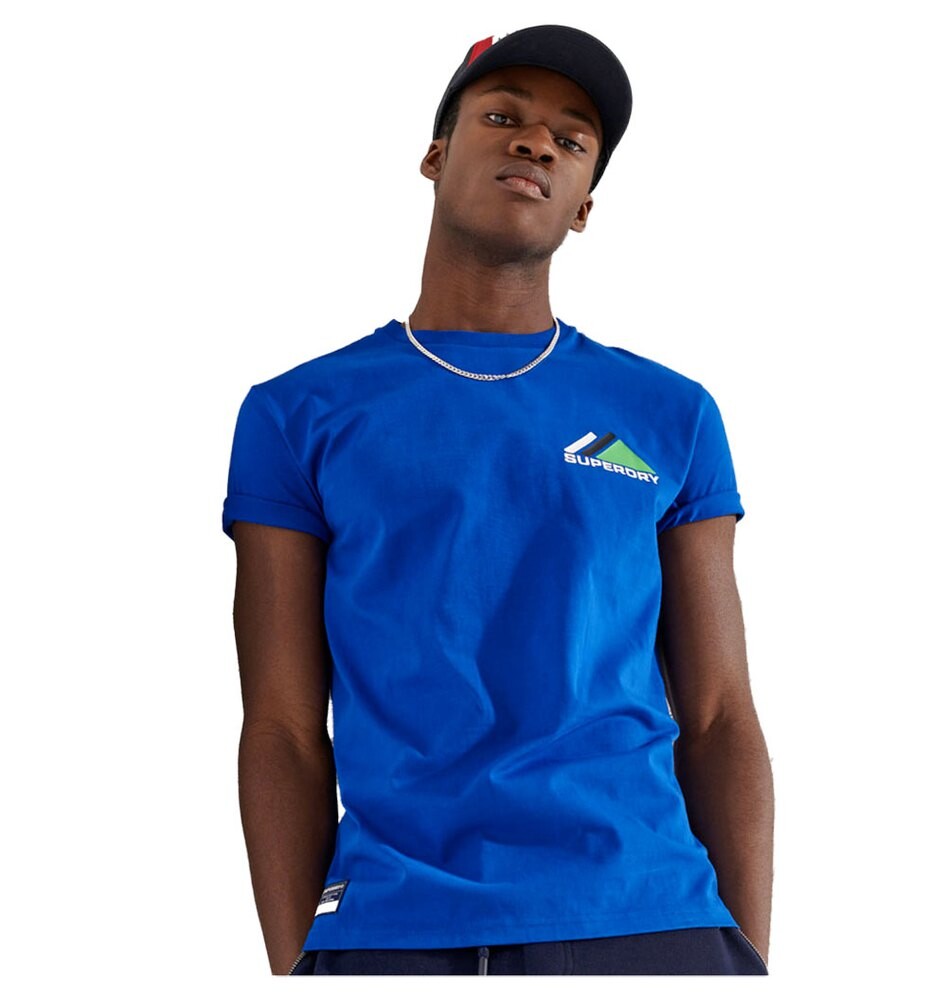 

Футболка с коротким рукавом Superdry Mountain Sport, синий