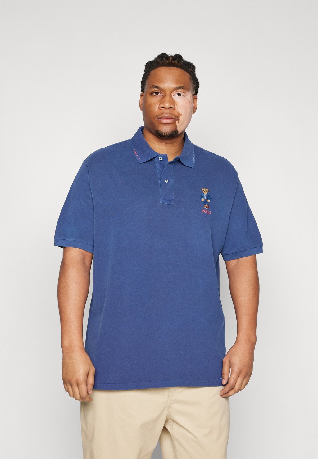 Рубашка поло Polo Ralph Lauren Big & Tall, темно-синий