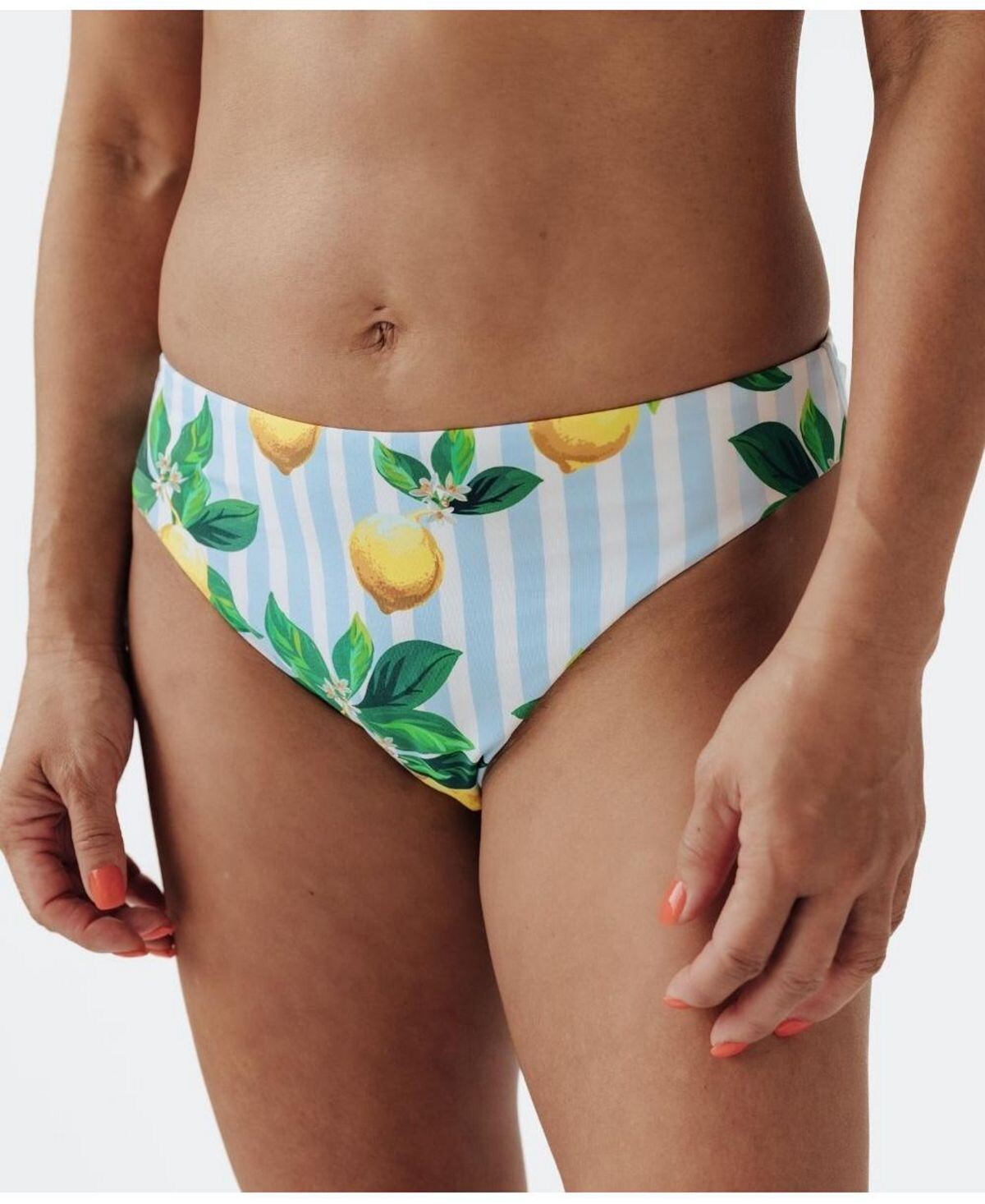 

Женские спортивные плавки бикини почти Cheeky Lemon Amalfi Coast Navalora